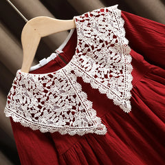 Lace Long Sleeve Spring Dress for Baby Girls