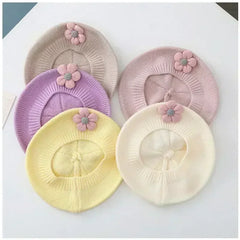 Flower Baby Beret Hat