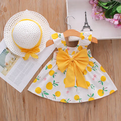 Fruit Print Cotton Baby Dress