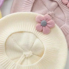 Flower Baby Beret Hat