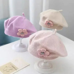 Flower Baby Beret Hat