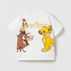 Cartoon Short Sleeve T-Shirt for Kids