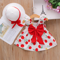 Fruit Print Cotton Baby Dress