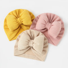 Bowknot Knitted Baby Hat