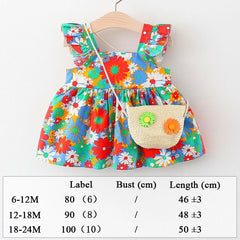 Beach Princess Dress Set for Baby Girls