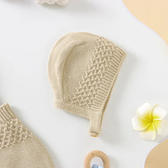 Sleeveless Baby Bodysuits and Hats Set