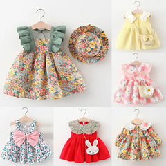 Beach Princess Dress Set for Baby Girls